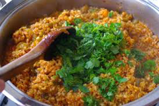 Sarmsakl Bulgur Pilav